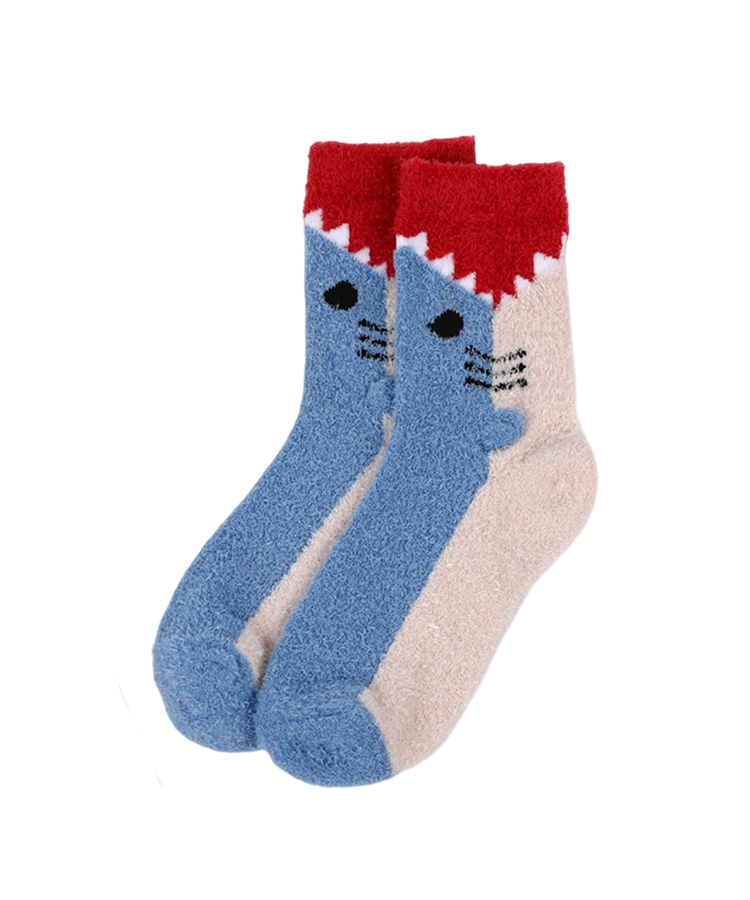 Chaussettes tricotées en fil de plume spécial pour l'automne et l'hiver