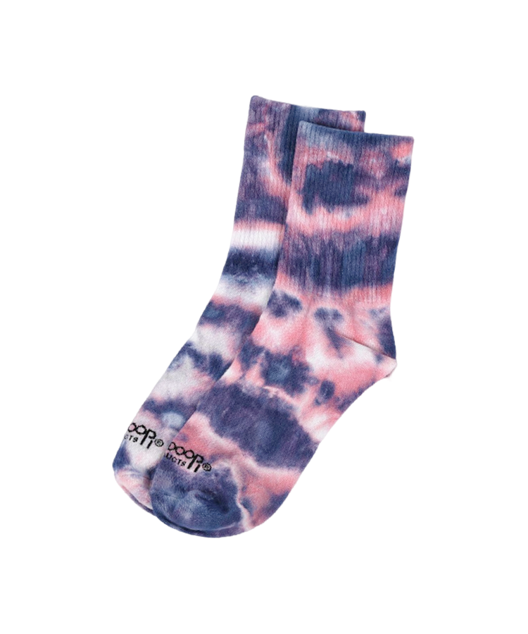 Chaussettes mode tie-dye pour femme