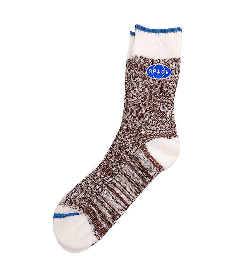 Chaussettes étudiantes décontractées à aiguille épaisse pour hommes