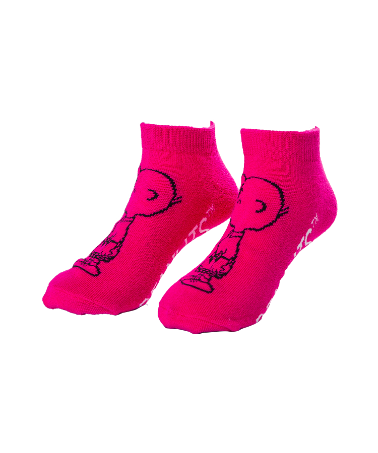 Chaussettes bateau en coton pour femme jacquard dessin animé